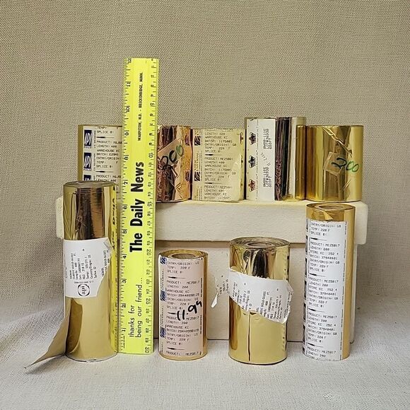 Crown Leaf, API, Astwr Universal Foil Rolls - Gold (Set 2) - Picture 1 of 6